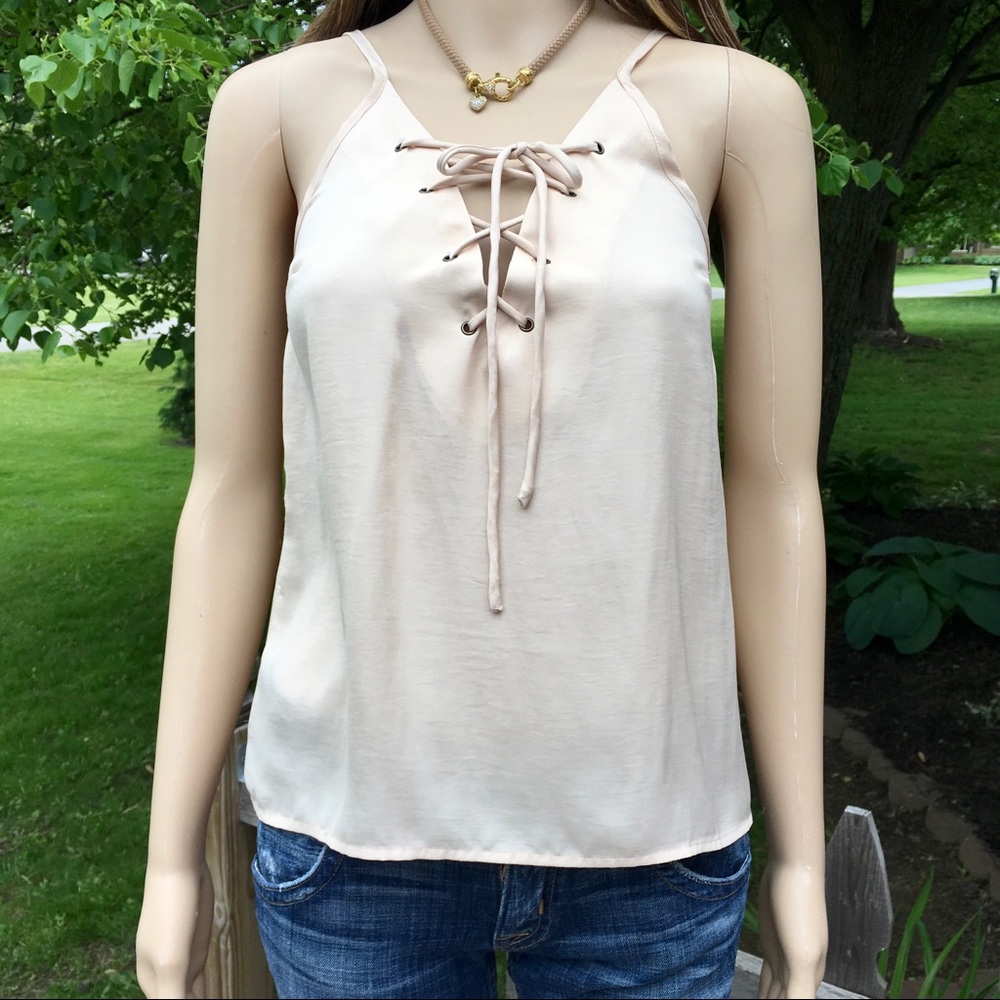SOLD ‼️CREAM COLOR SATIN CAMISOLE - Picture 11 of 11